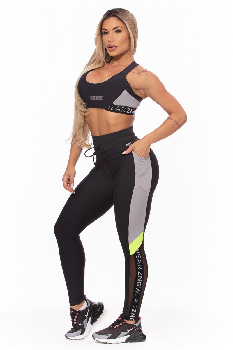 ZNG - CALÇA POWERFULL BLACK - CIG689