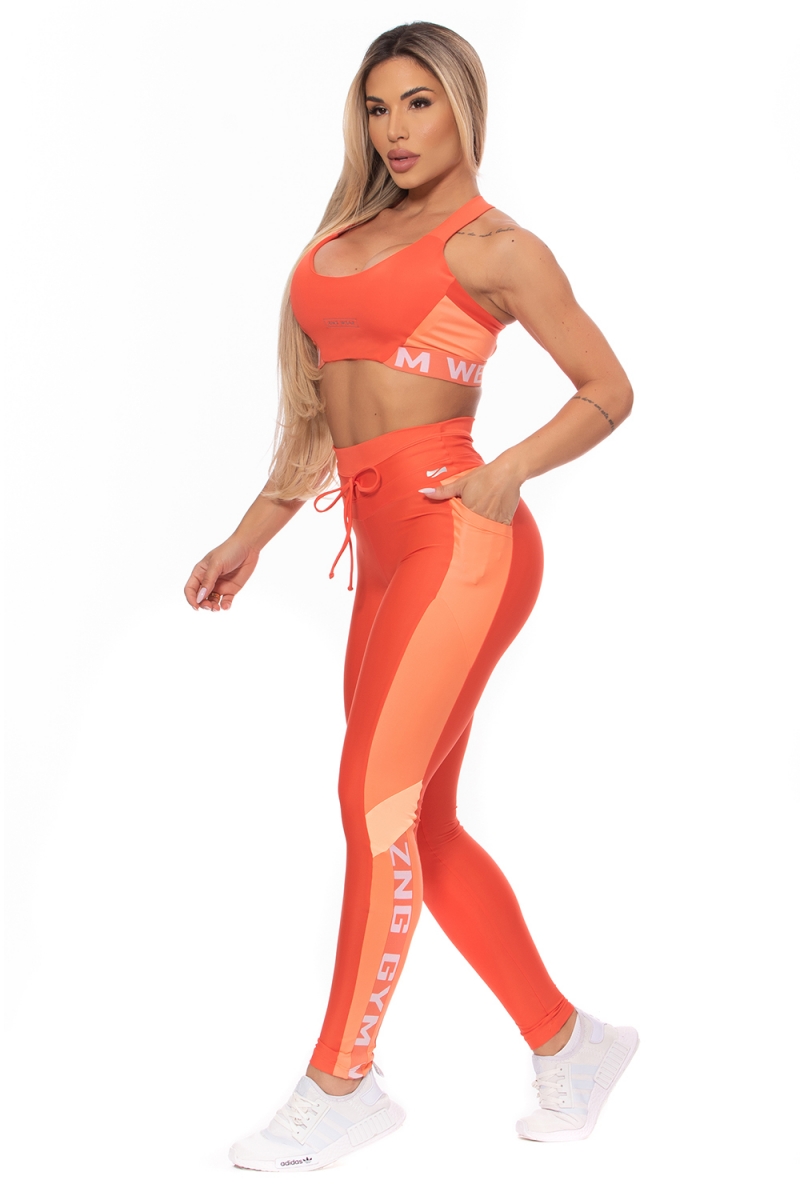 ZNG - POWERFULL ORANGE TROUSERS - CIG691