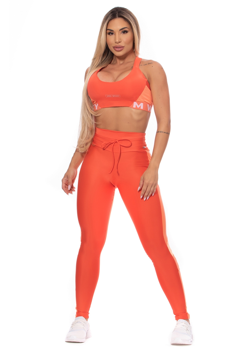 ZNG - CALÇA POWERFULL ORANGE - CIG691