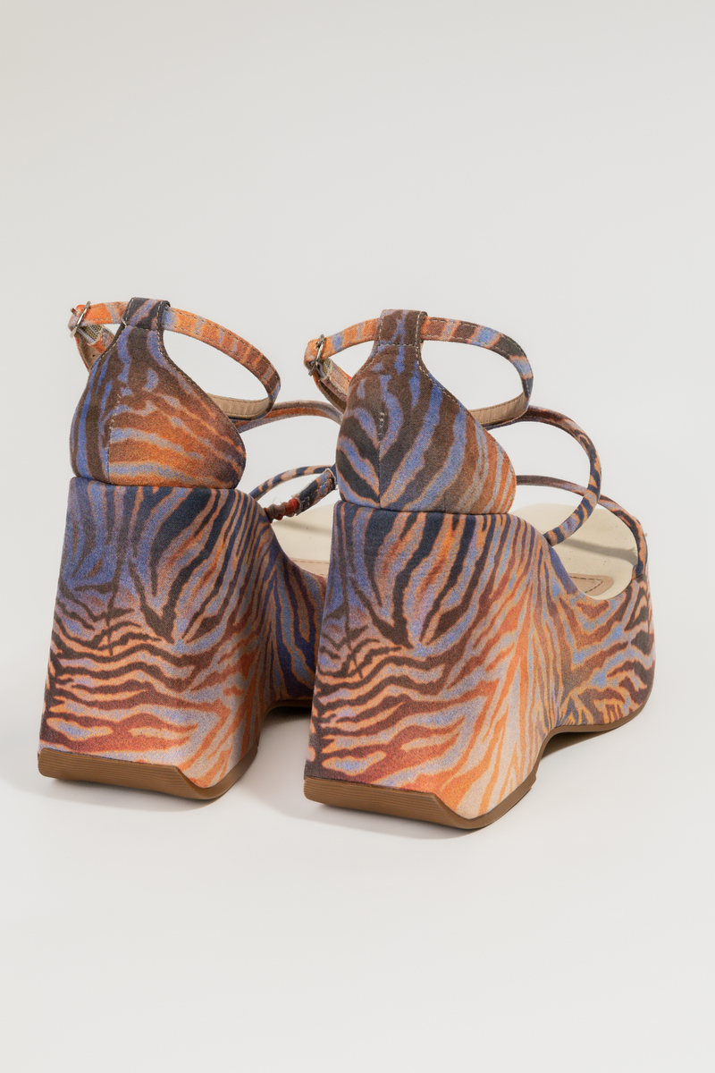 Labellamafia - Heels Labellamafia Sued Zebra - 30656