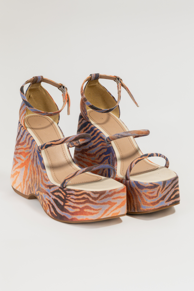 Labellamafia - Heels Labellamafia Sued Zebra - 30656