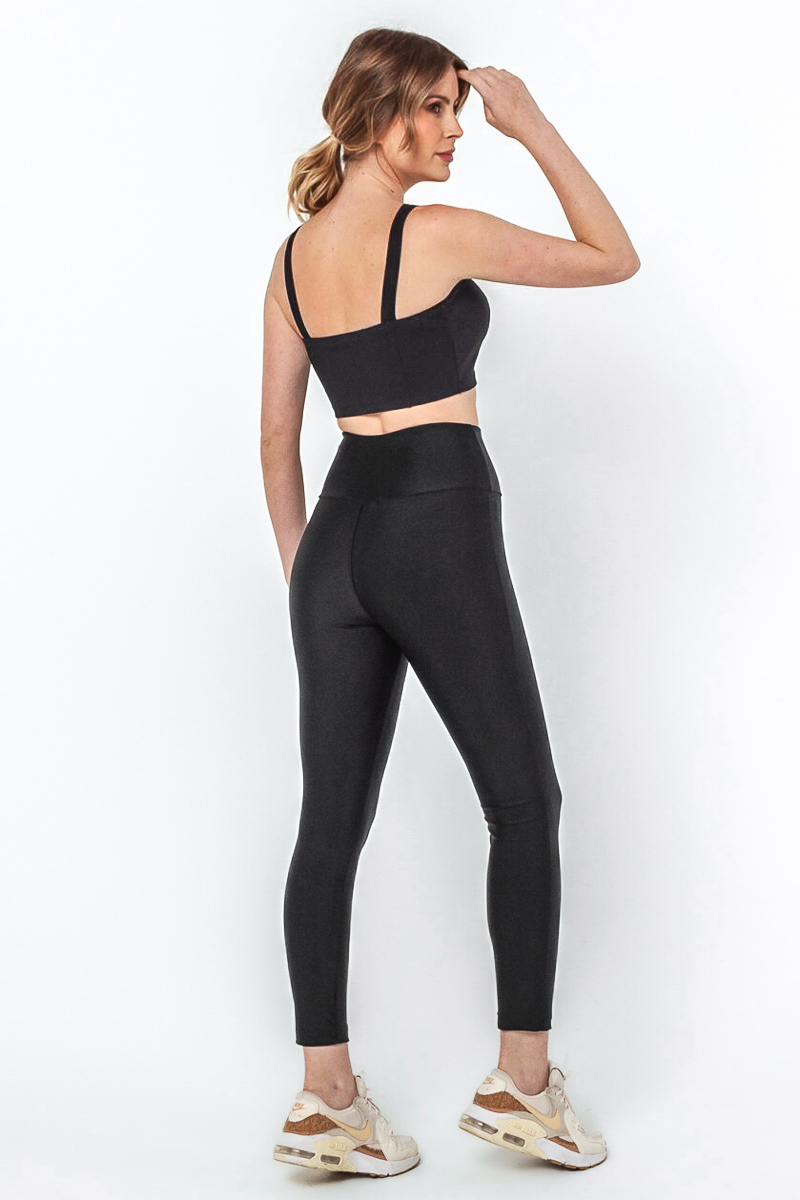 Miss Misses - Calça Miss Misses Legging Fitness Cirre Preto - 54099001