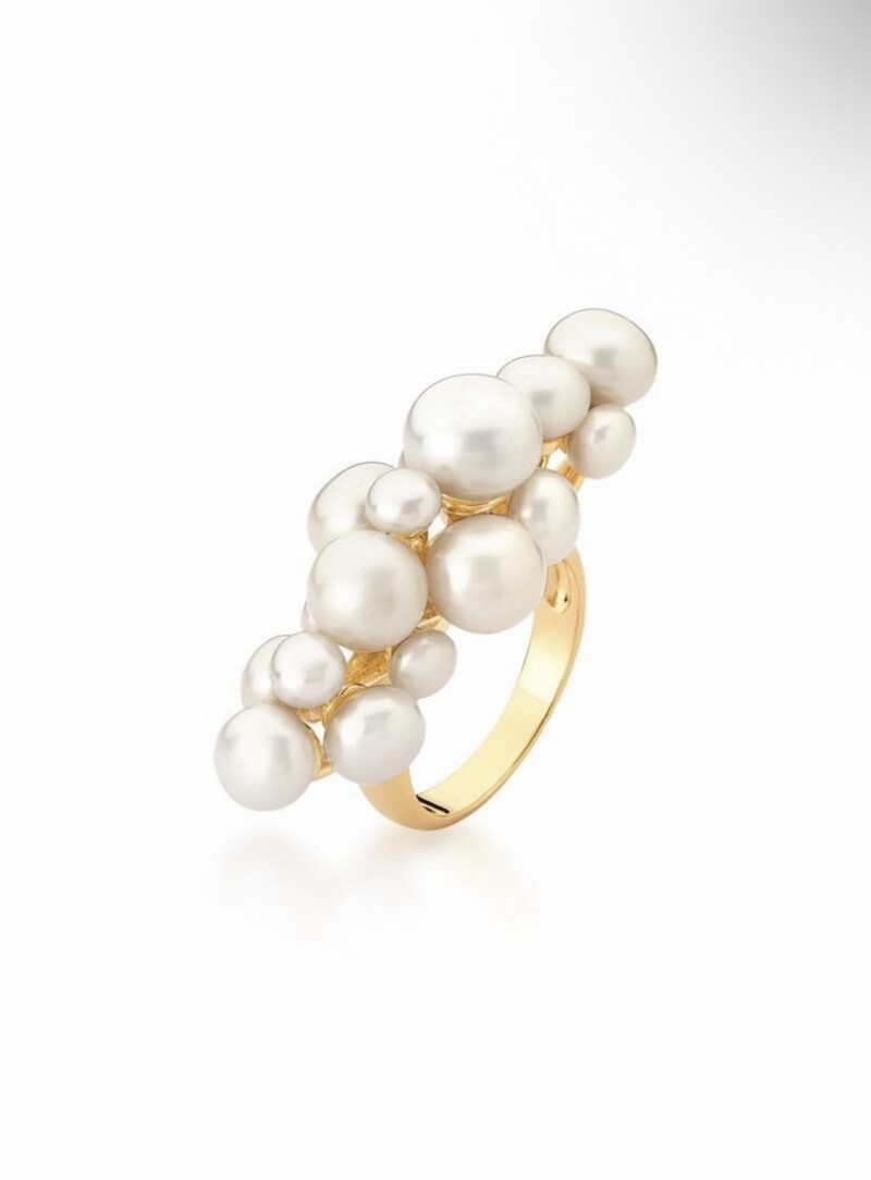 Mikabe - Multi Freshwater Pearl Ring - MK1633