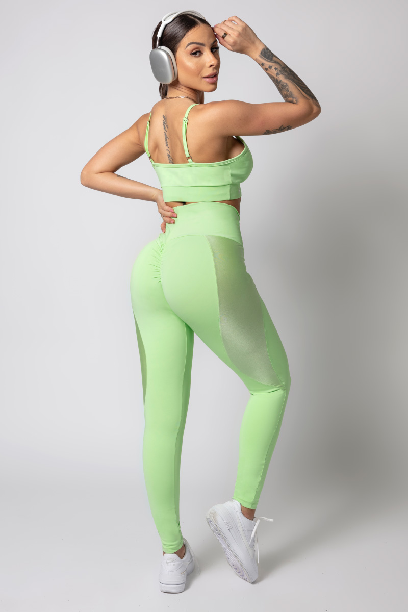 Hipkini - Legging Gymrat Verde com Silk - 33330185