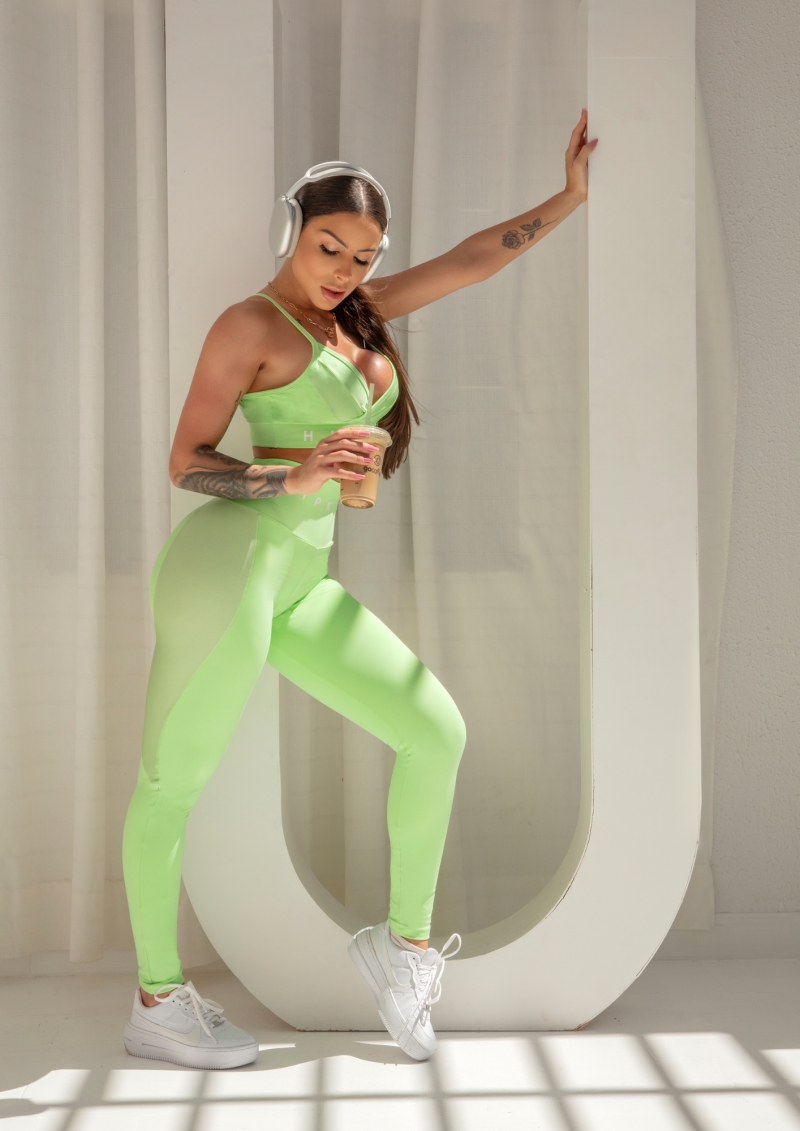 Hipkini - Legging Gymrat Verde com Silk - 33330185