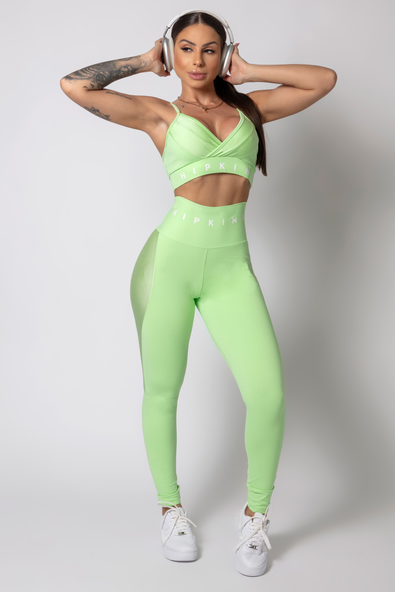 Hipkini - Legging Gymrat Verde com Silk - 33330185