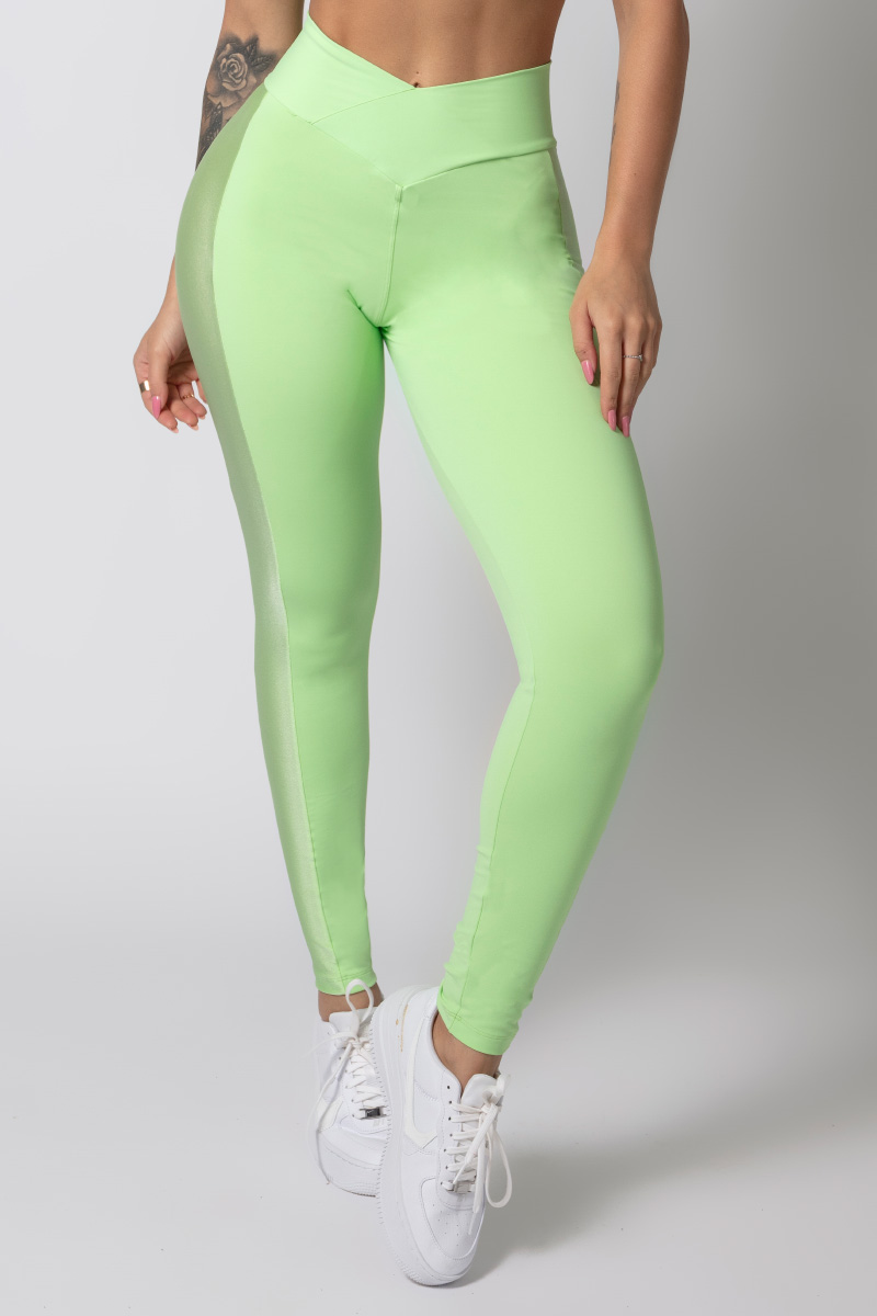 Hipkini - Legging Gymrat Verde Cós Transpassado - 33330183