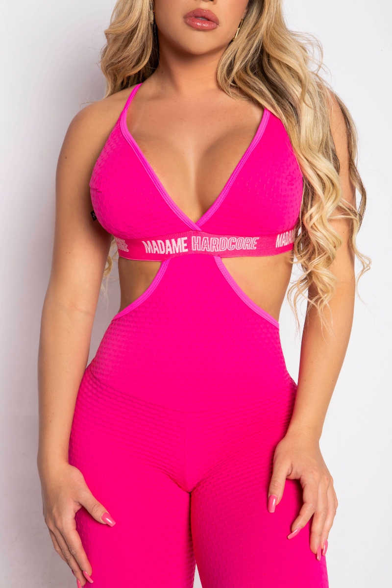 MADAME HARDCORE - LOJA VIRTUAL - MALIBU PINK JUMPSUIT - MH - MC.BG002.M0007.C0005