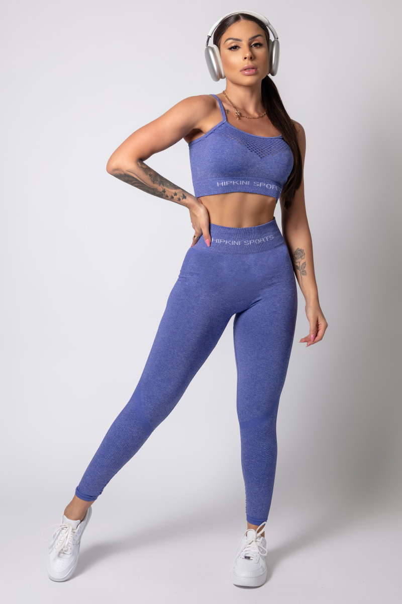 Hipkini - Blue Gymrat Seamless Top - 33330139