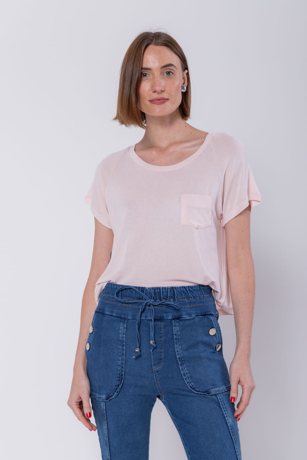 Hidrogênio - BLUSA CROPPED SALMÃO - 19106013