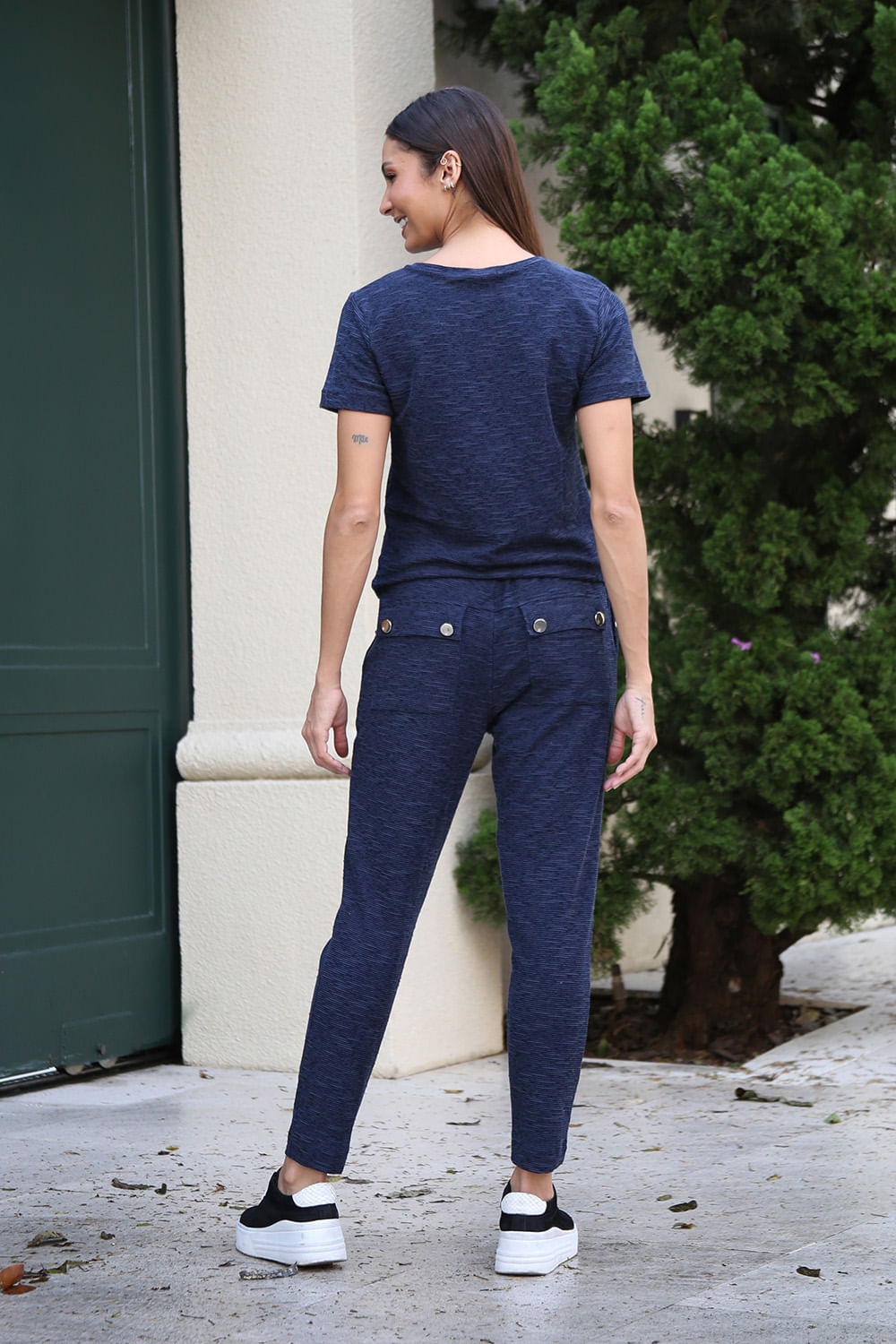 Hidrogênio - SAMARA NAVY JOGGER PANTS - 19080004