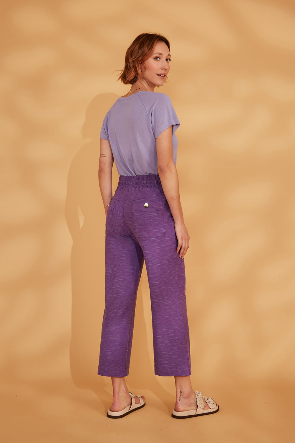 Hidrogênio - PANTALON PANTS WITH ELASTIC WAISTBAND RAICA VALÉRIA - 19142447