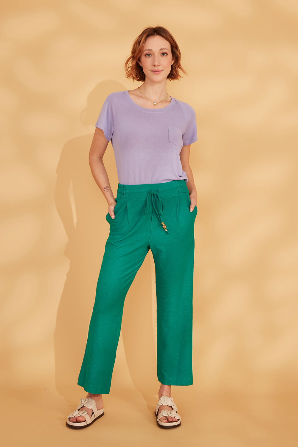 Hidrogênio - RAICA VICTORIA PANTALON PANTS WITH ELASTIC WAIST - 19142440