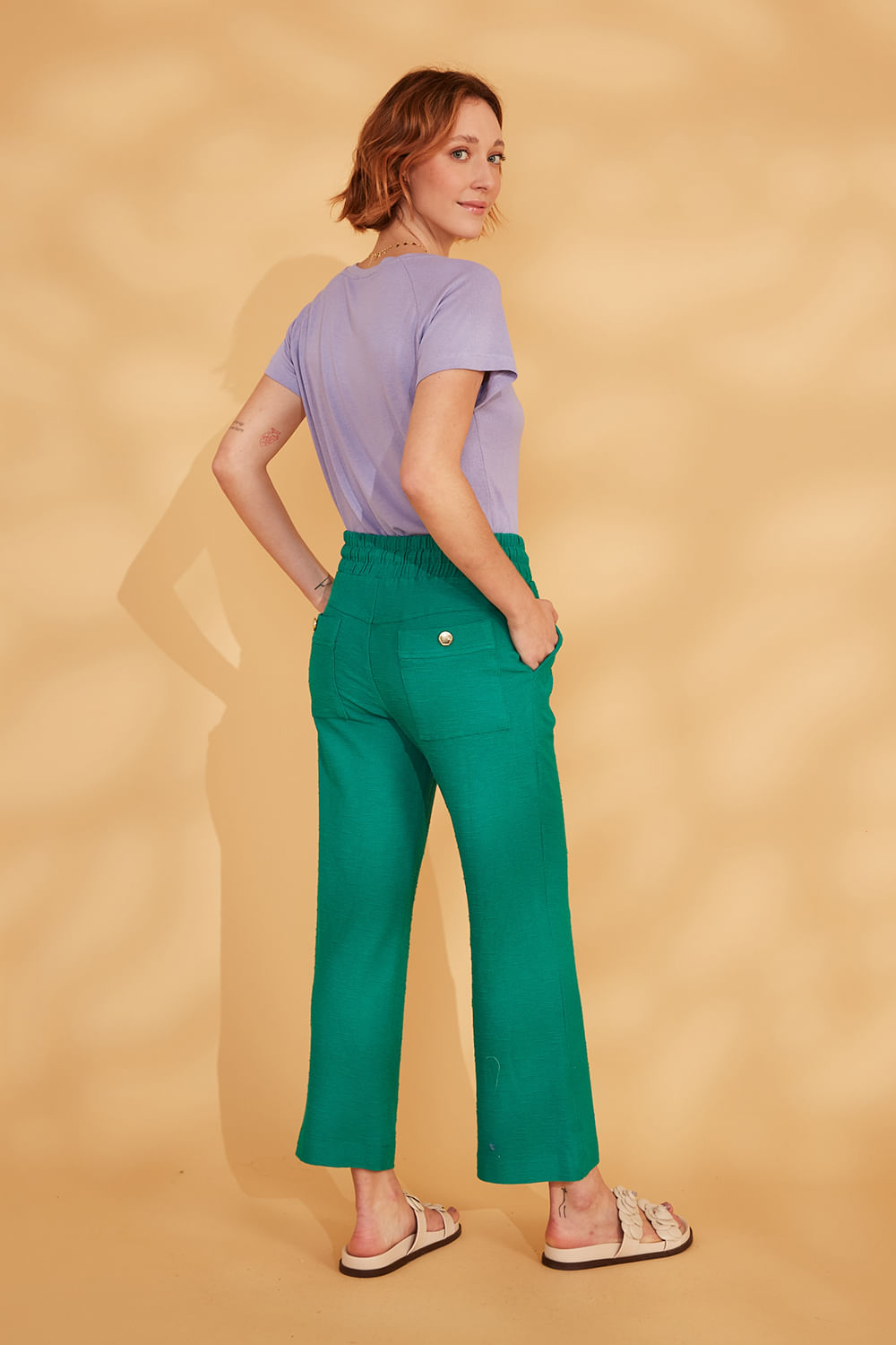 Hidrogênio - RAICA VICTORIA PANTALON PANTS WITH ELASTIC WAIST - 19142440