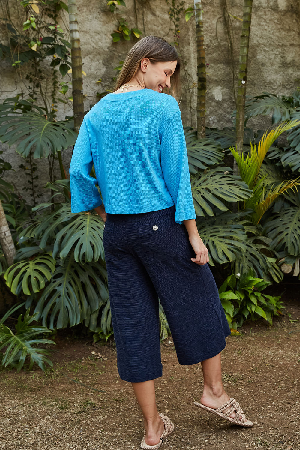 Hidrogênio - CELINE MARINO PANTACOURT TROUSERS - 19175004