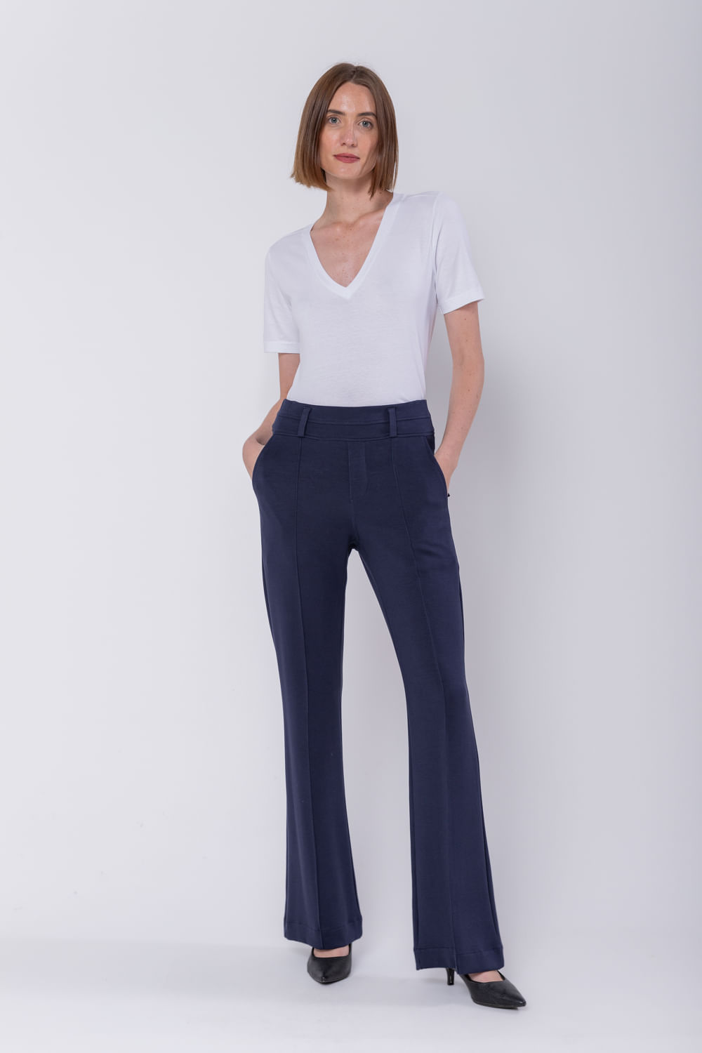 Hidrogênio - DARLENE MARINHO FLARE PANTS - 19278004