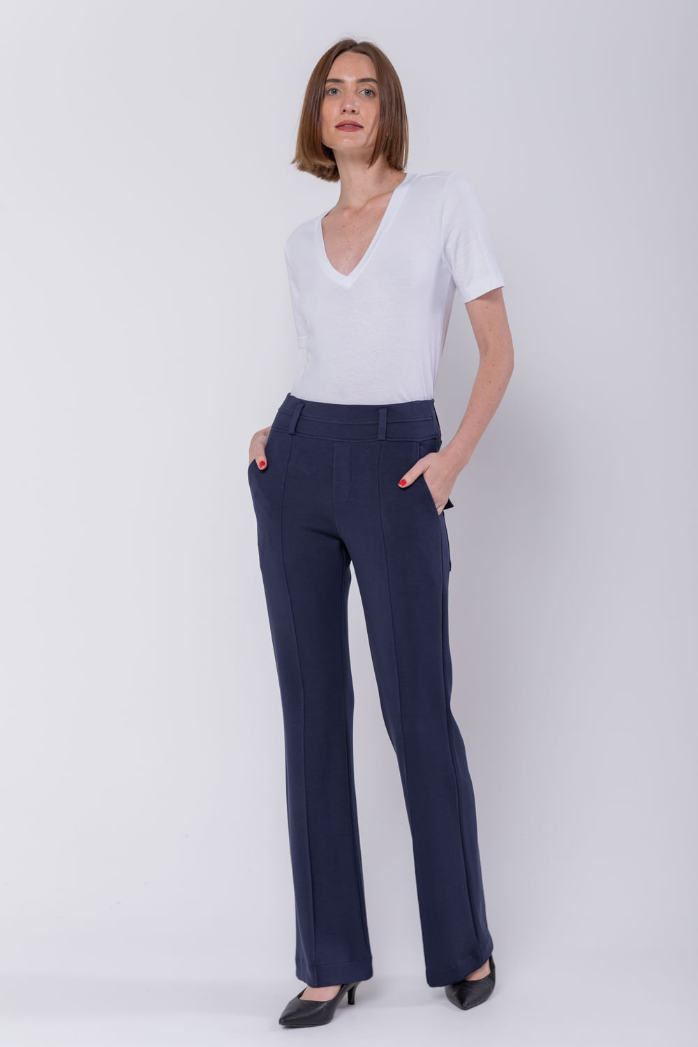 Hidrogênio - DARLENE MARINHO FLARE PANTS - 19278004