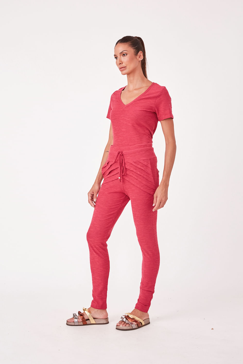 Hidrogênio - MARIANA PINK JOGGER PANTS - 18448433