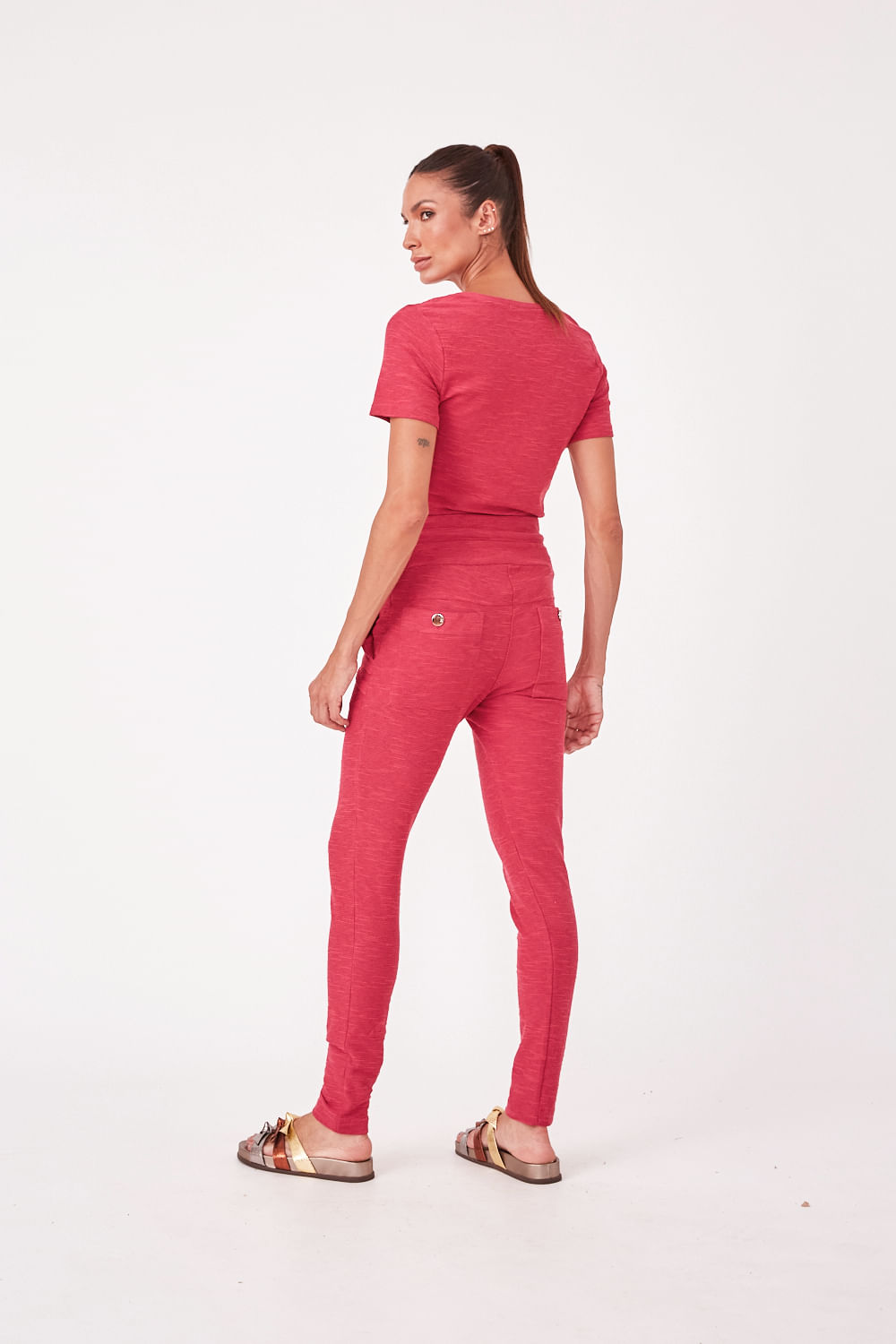 Hidrogênio - CALÇA JOGGER MARIANA PINK - 18448433