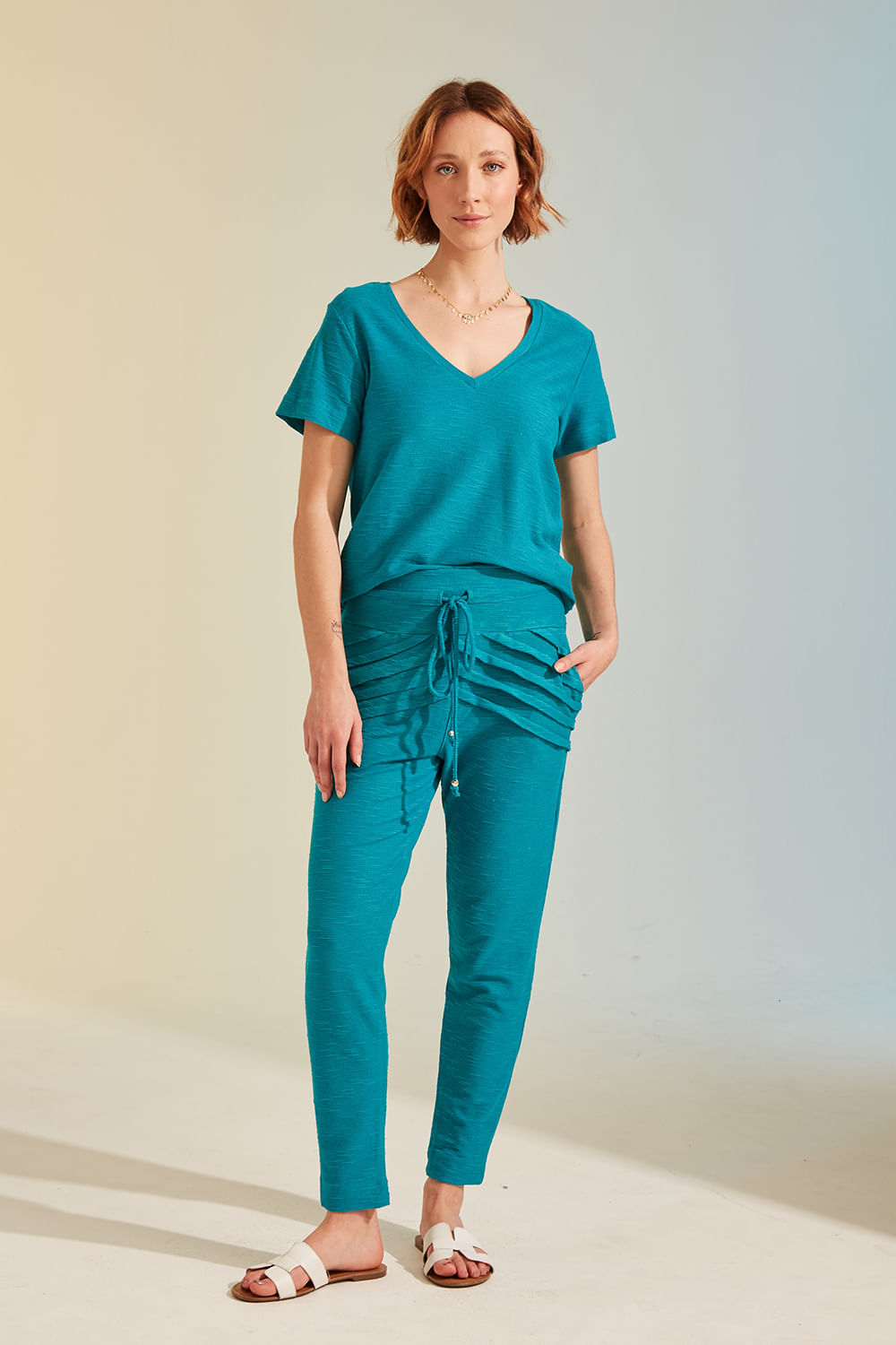 Hidrogênio - JOGGER PANTS MARIANA COBALT - 18448023