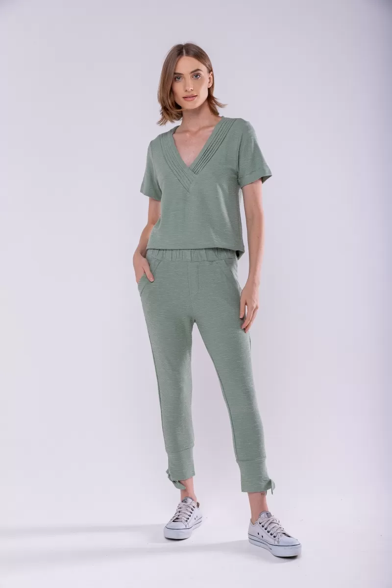 Hidrogênio - BLOUSE WITH PLEAS ON THE NECKLINE - 18745398 Hidrogênio - BLOUSE WITH PLEAS ON THE NECKLINE - 18745398
