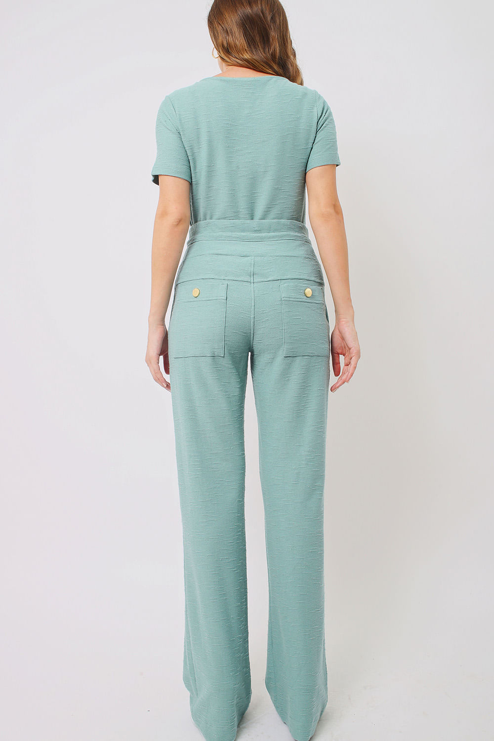 Hidrogênio - TIFFANY BLUE SUELI PANTS - 18942428