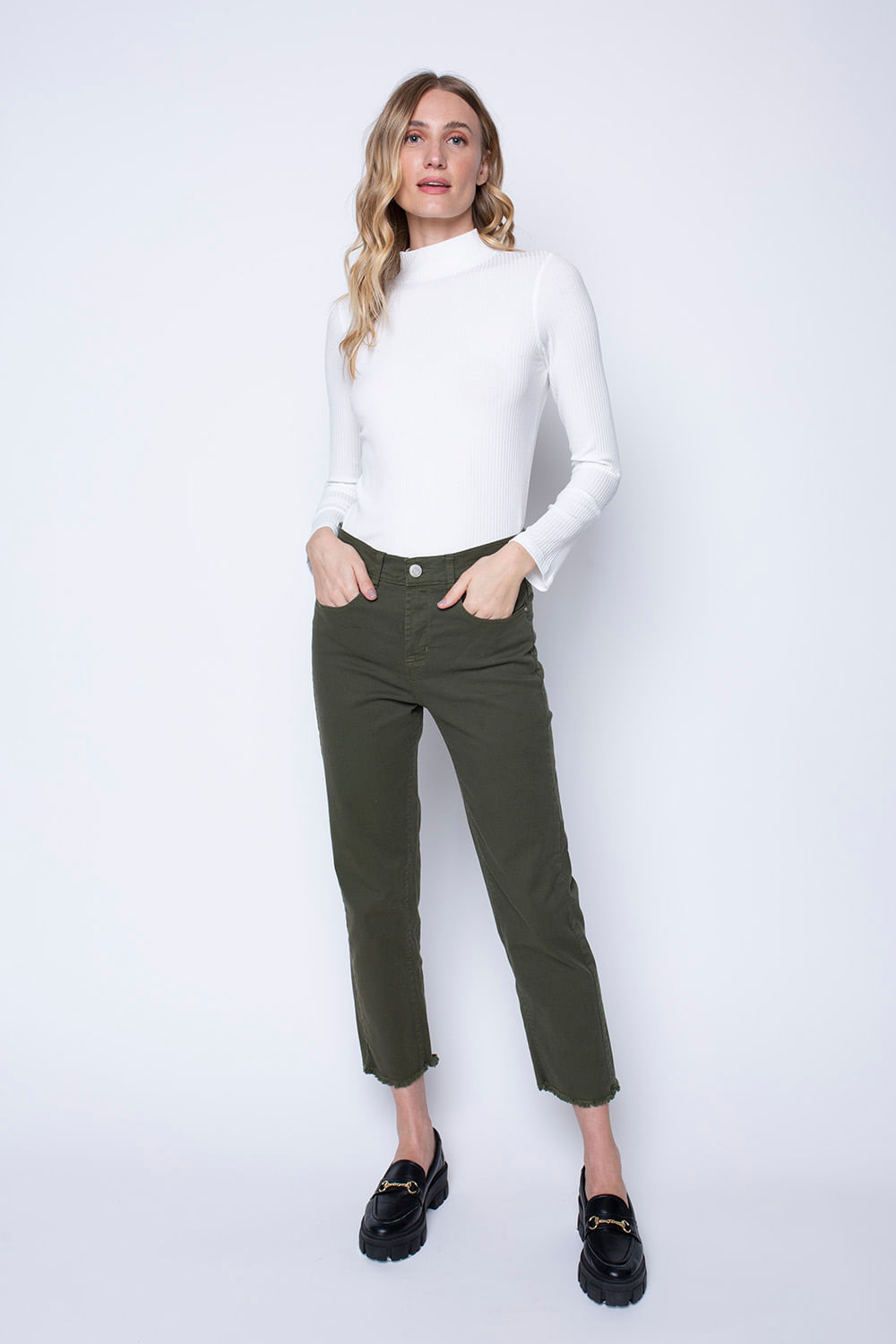 Hidrogênio - DINA STRAIGHT PANTS - 19280005