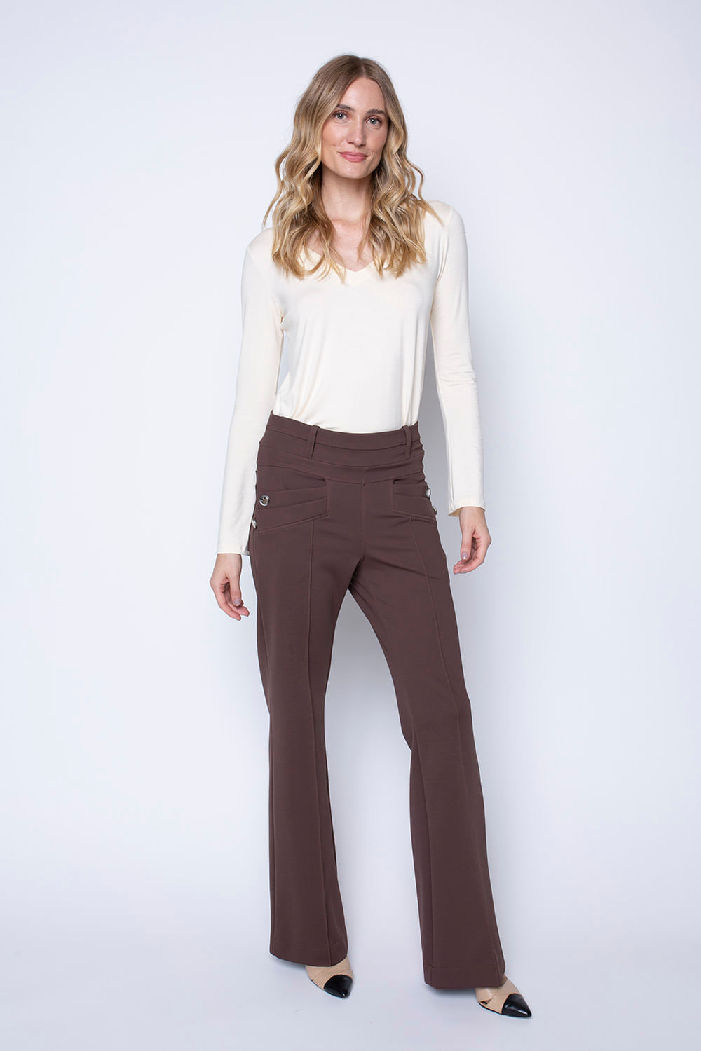 Hidrogênio - FELICIA FLARE TROUSERS - 19311031