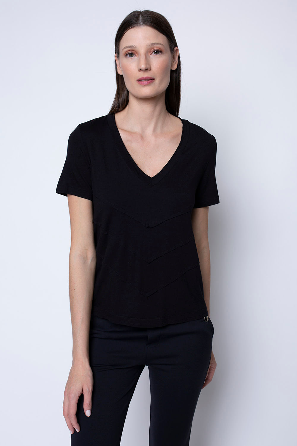 Hidrogênio - KNOCKED SHORT SLEEVE BLOUSE - 19381001