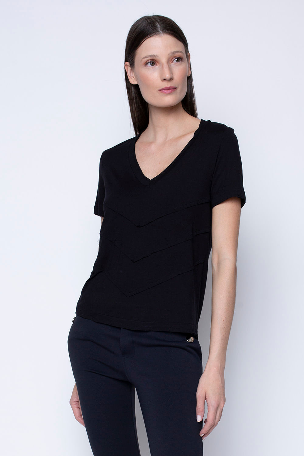 Hidrogênio - KNOCKED SHORT SLEEVE BLOUSE - 19381001