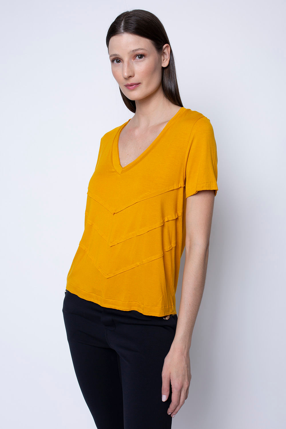 Hidrogênio - KNOCKED SHORT SLEEVE BLOUSE - 19381022