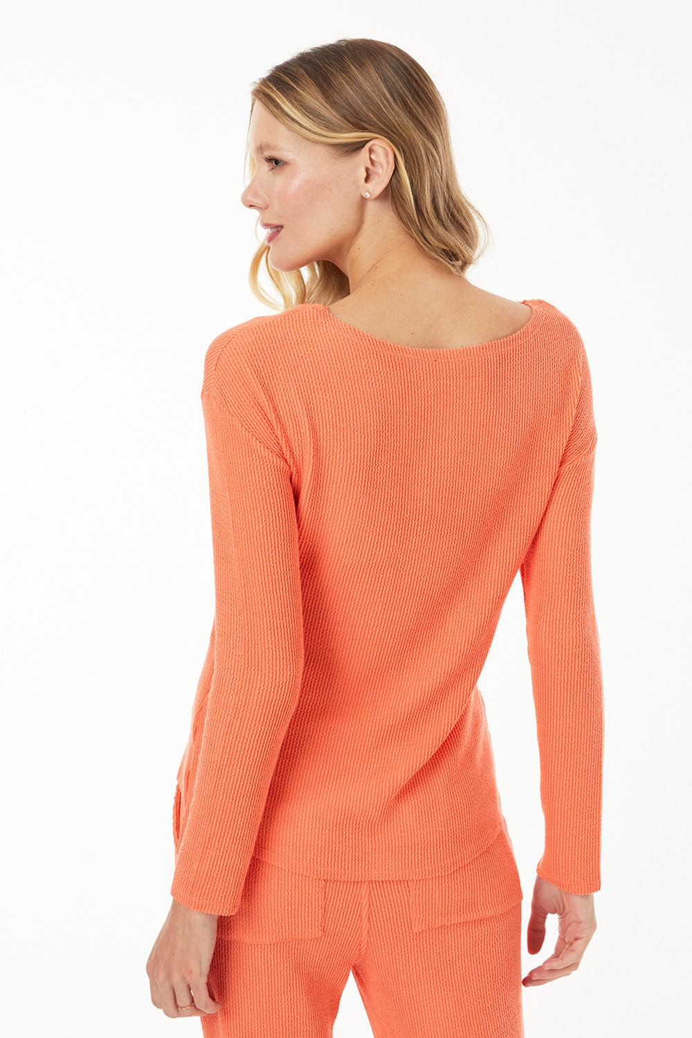 Hidrogênio - LONG SLEEVE CARROT KNIFE BLOUSE - 19472189