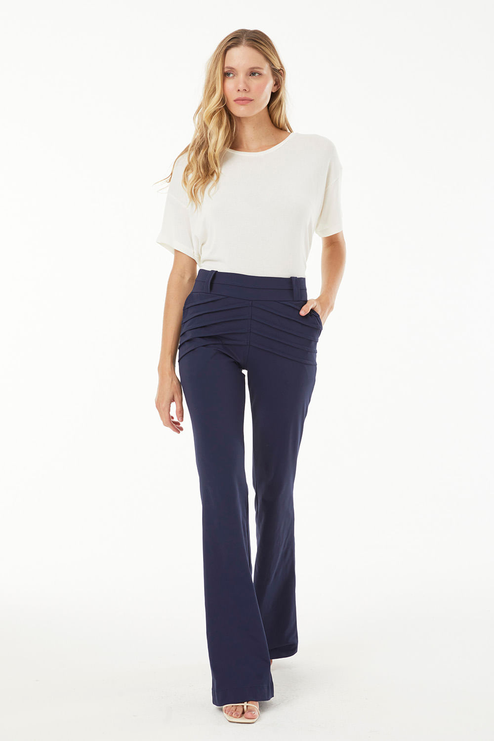 Hidrogênio - FLARE PANTS MARIA CLAUDIA ECLIPSE - 19526207