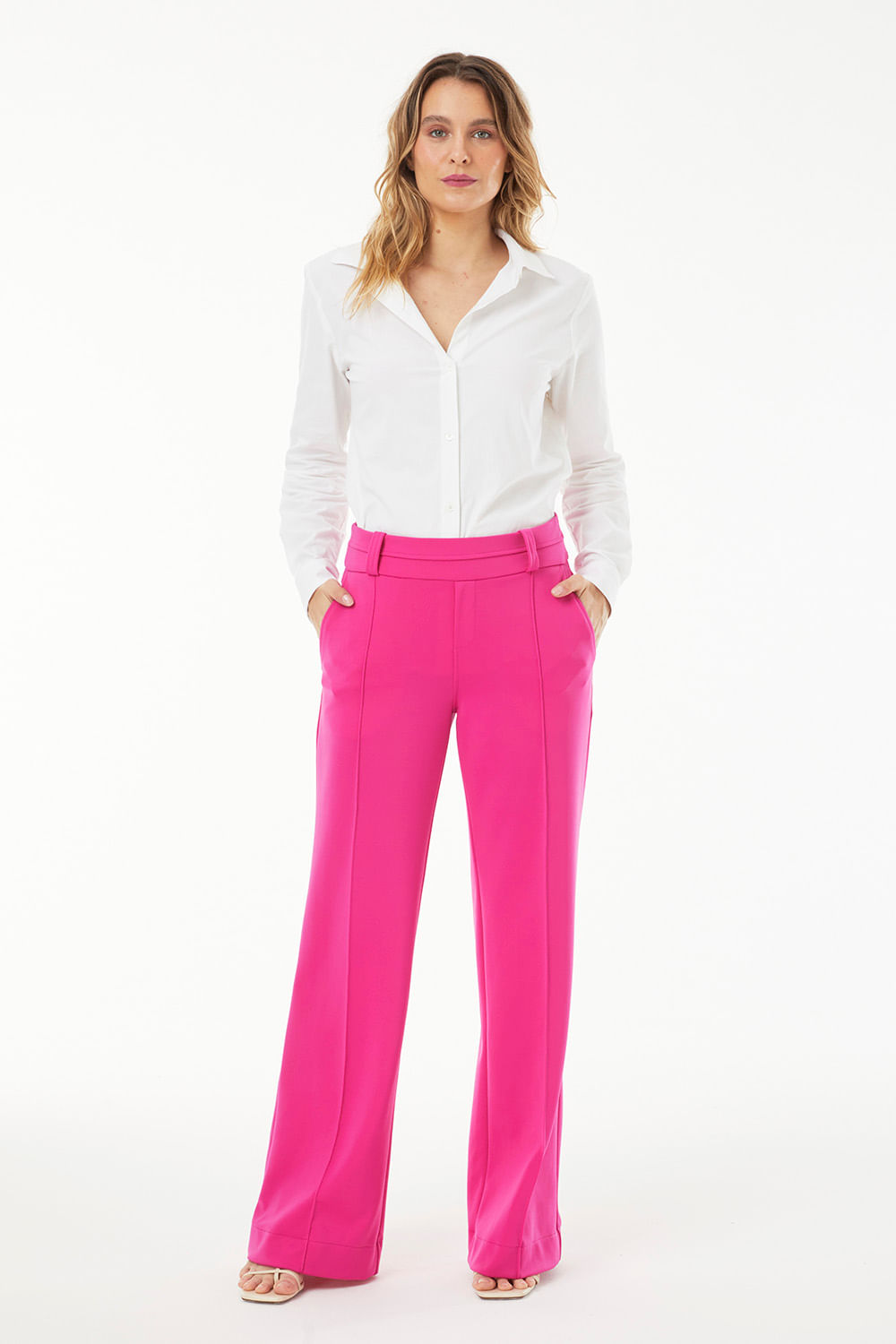 Hidrogênio - CALÇA PANTALONA ELIS PINK - 19575026