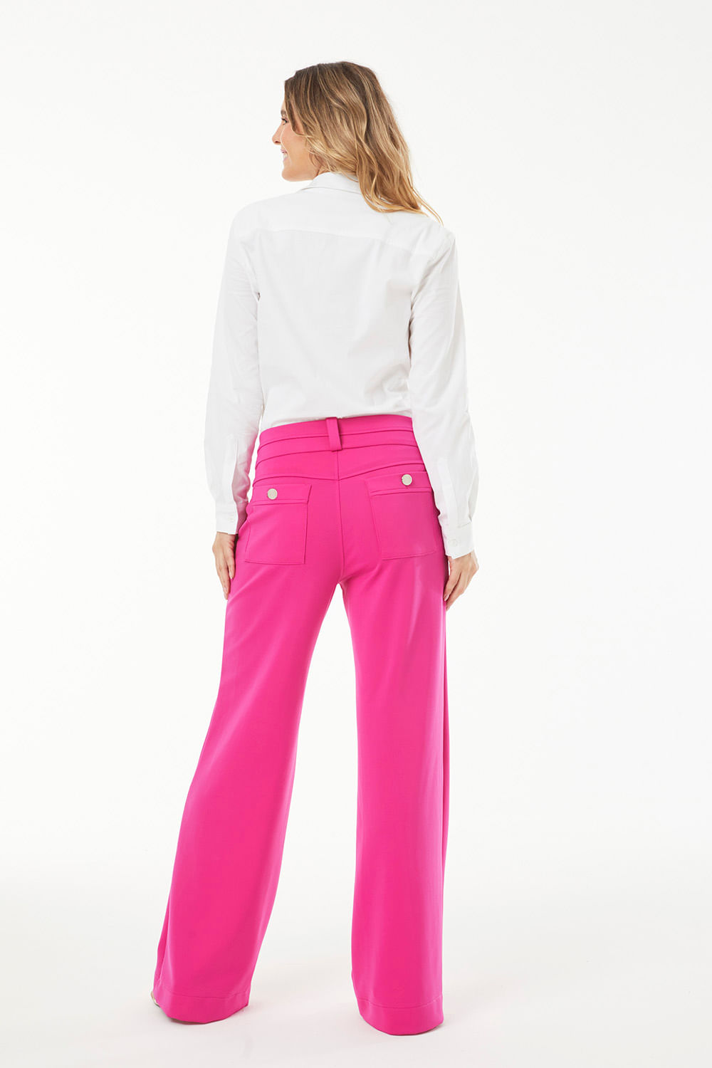 Hidrogênio - CALÇA PANTALONA ELIS PINK - 19575026