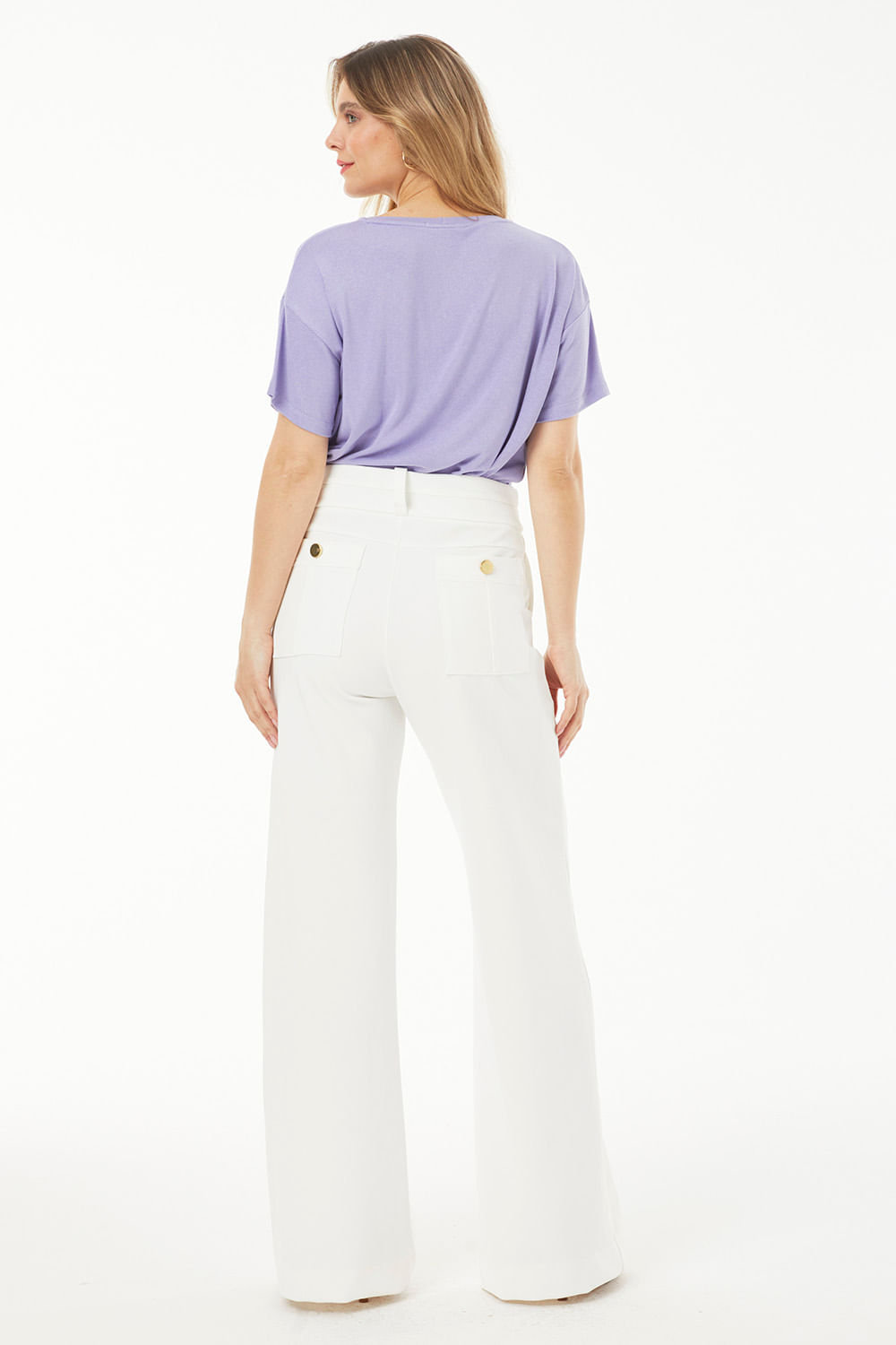 Hidrogênio - DEIA PANTALONA PANTS OFF WHITE - 19522018