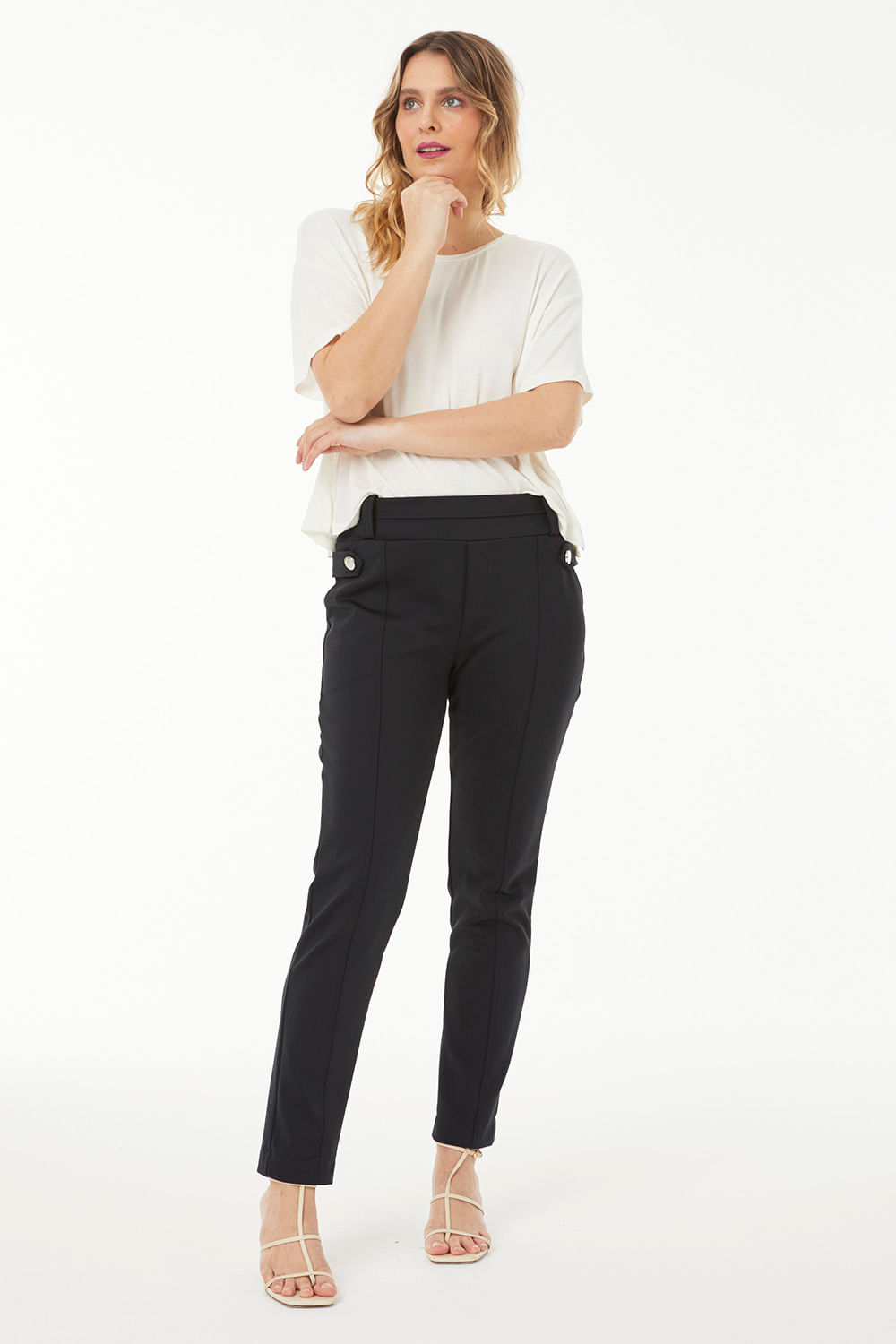 Hidrogênio - DOMINGAS FISHERMAN PANTS BLACK - 19503001