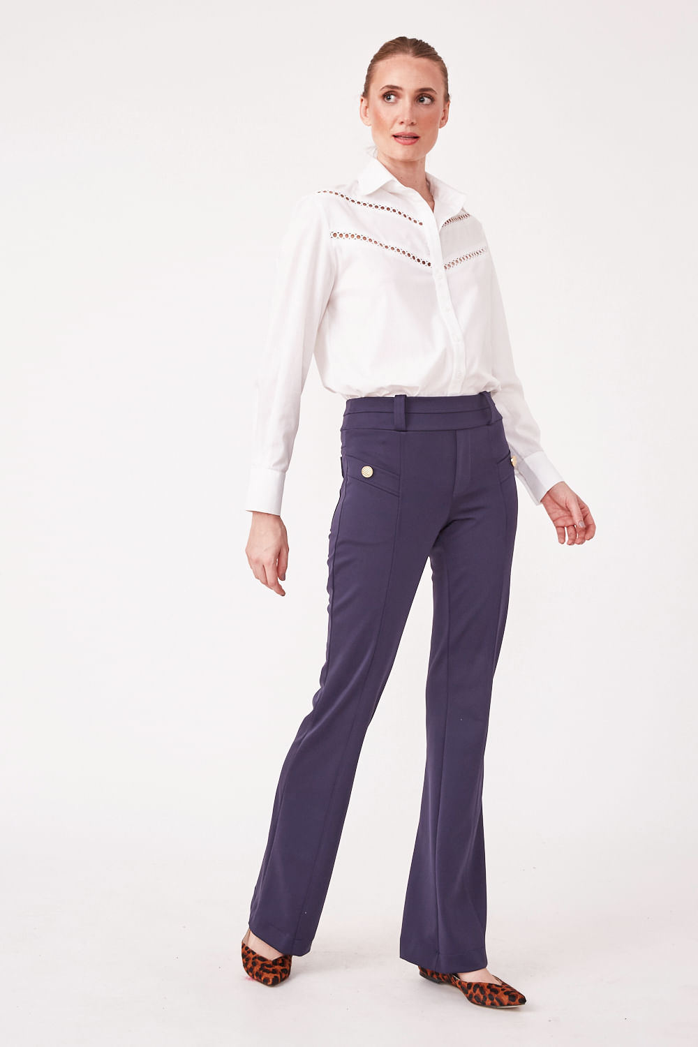 Hidrogênio - FLARE PANTS JESSIE MARINHO - 19637004