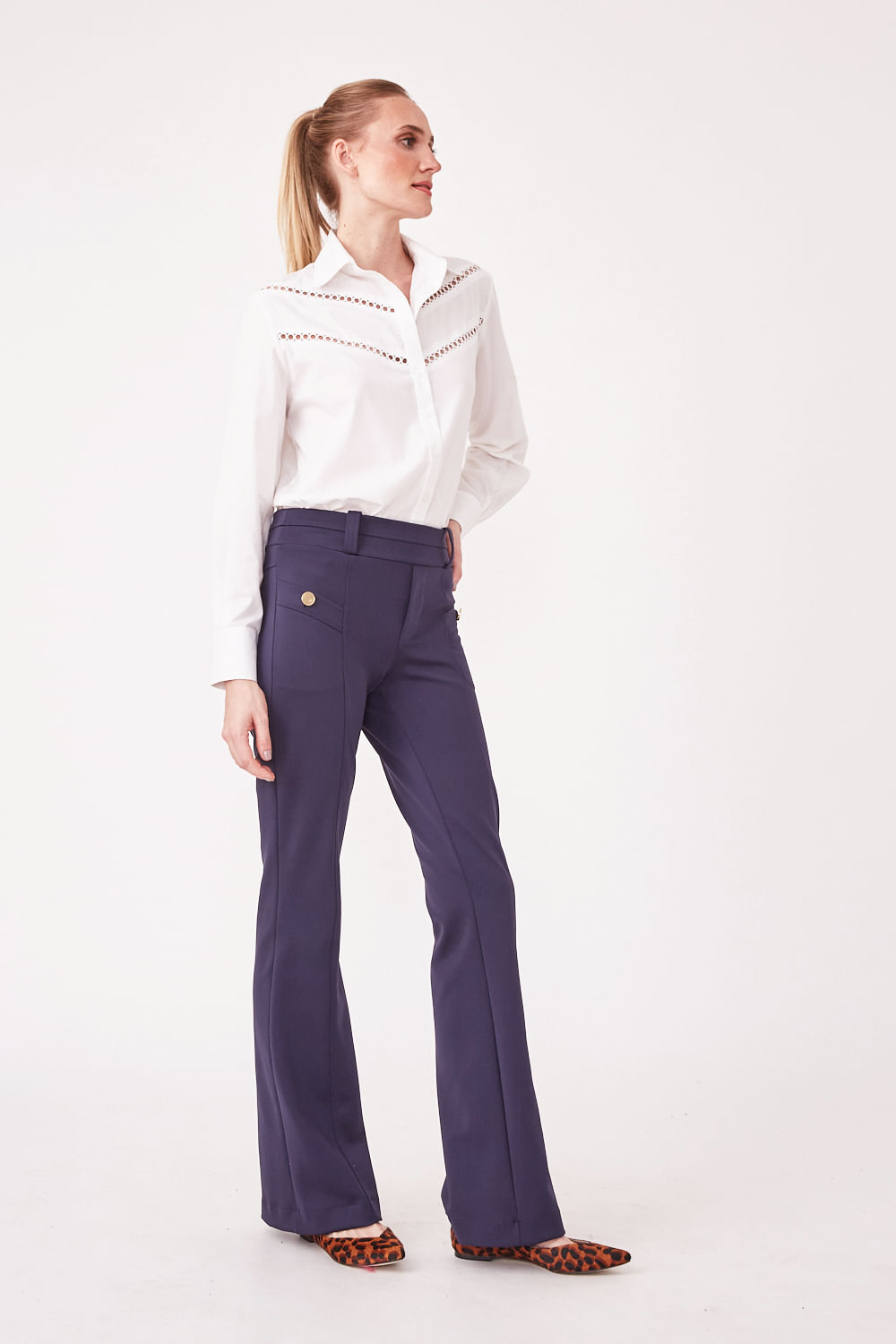 Hidrogênio - FLARE PANTS JESSIE MARINHO - 19637004