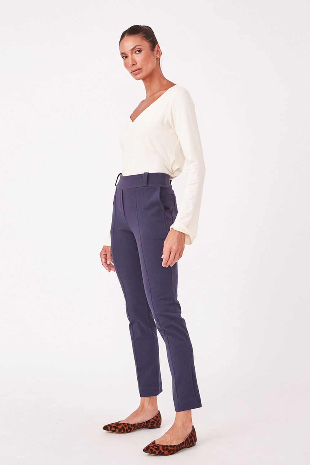 Hidrogênio - LINDOIA MARINO STRAIGHT TROUSERS - 19458004