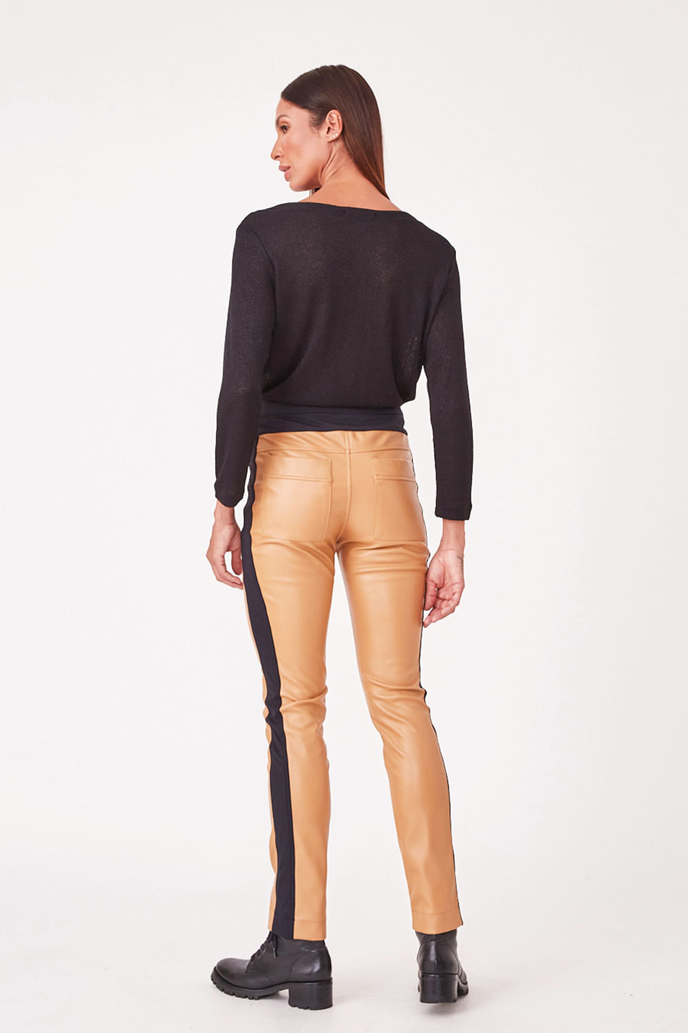 Hidrogênio - CALÇA LEGGING DANUZIA CARAMELO - 19454029