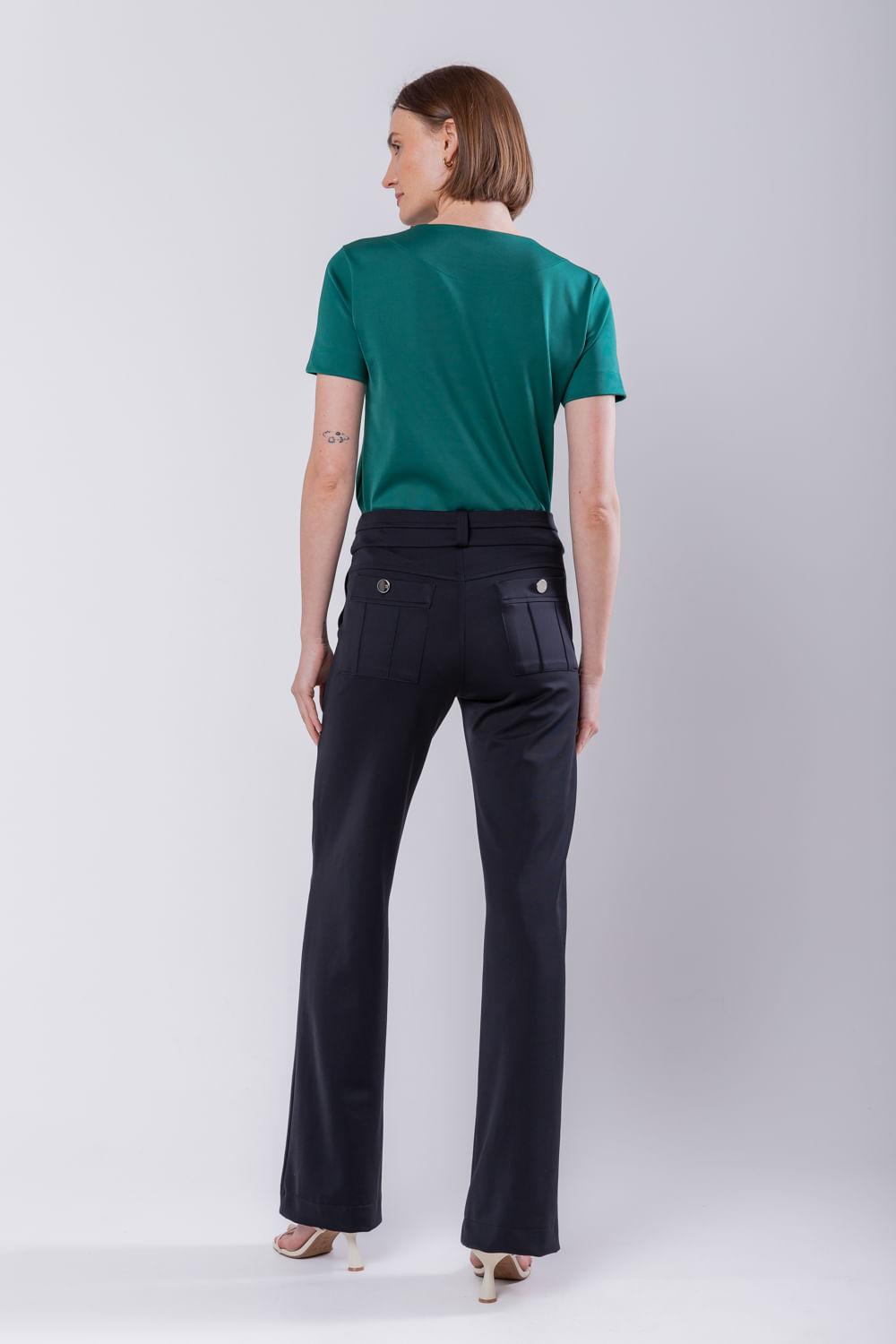 Hidrogênio - BLACK KIARA FLARE PANTS - 19654001