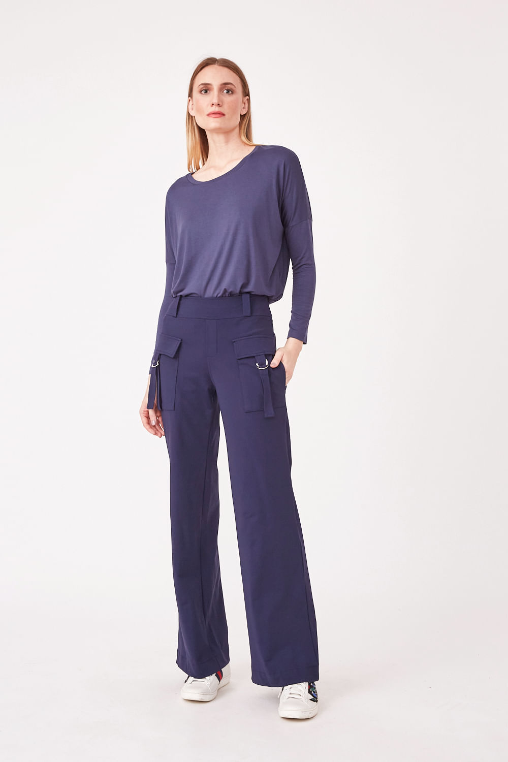 Hidrogênio - JAMILLY MARINHO STRAIGHT PANTS - 19631004