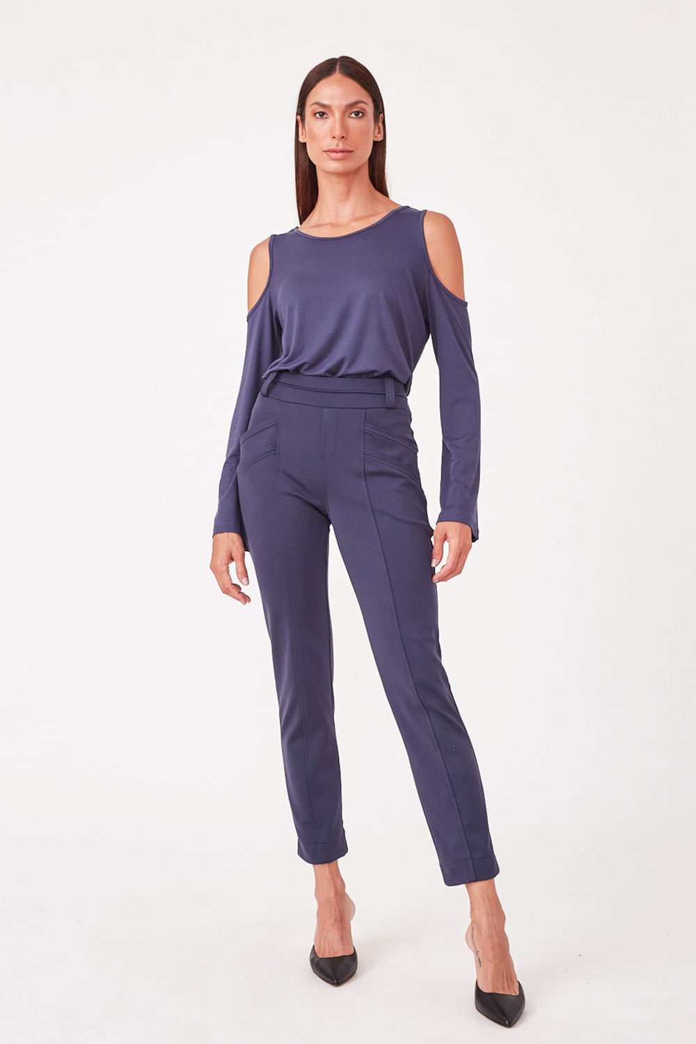 Hidrogênio - LARISSA MARINHO FISHERMAN PANTS - 19568004