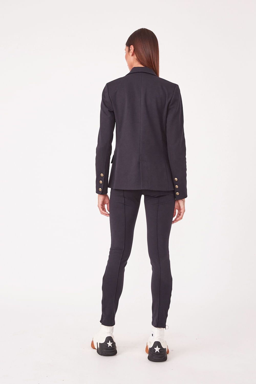 Hidrogênio - BLACK MESH TAILORING BLAZER - 19636001