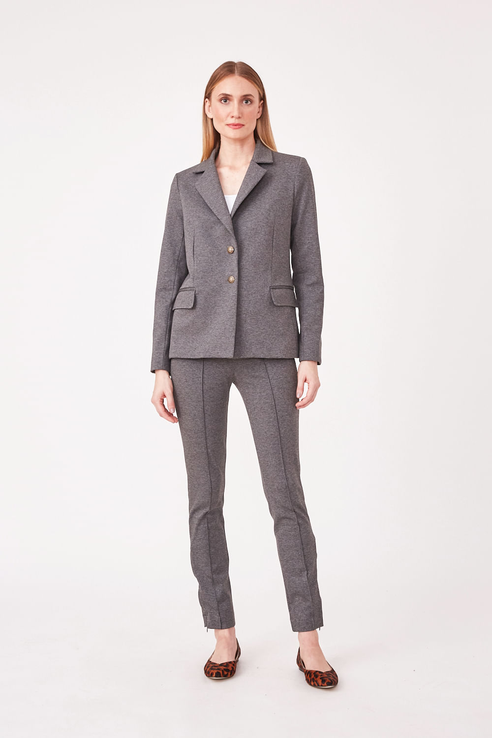 Hidrogênio - MIXED MESH TAILORING BLAZER - 19636014