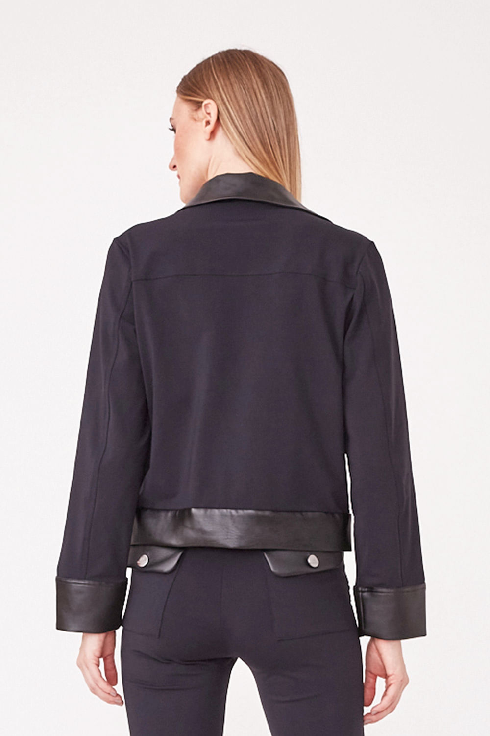 Hidrogênio - JACKET WITH LAPELS BLACK - 19650001