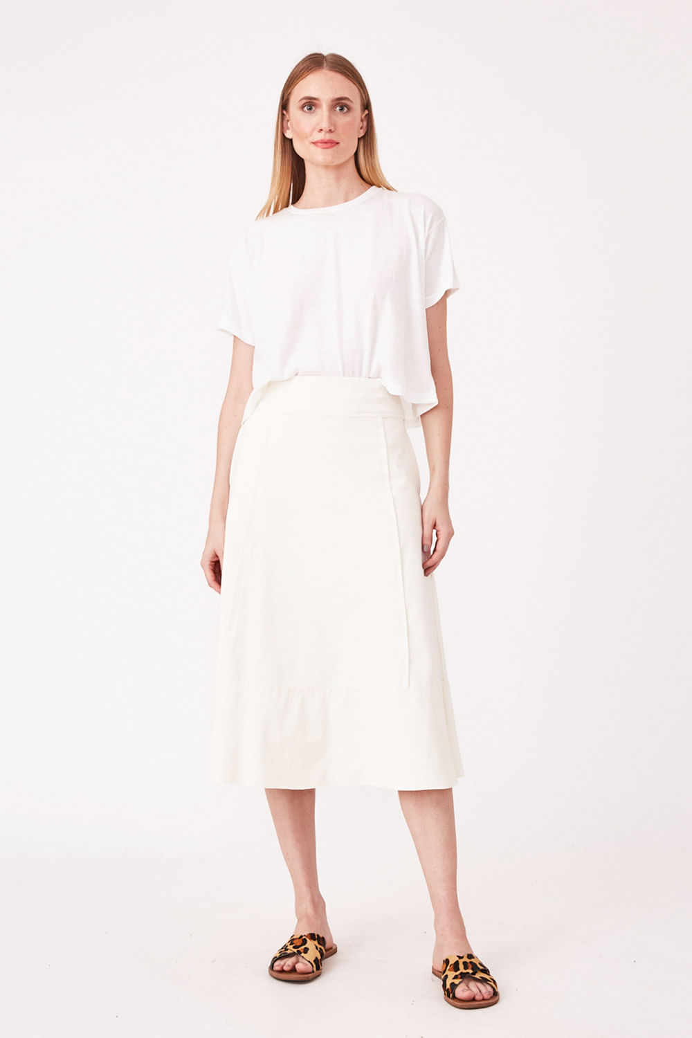 Hidrogênio - PEARL THREAD MIDI SKIRT - 19612202