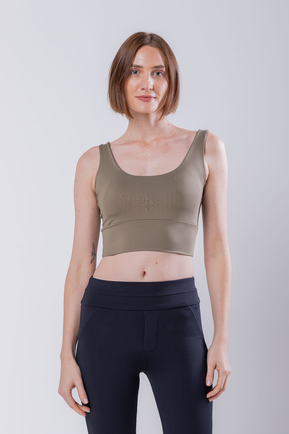 Hidrogênio - POLYAMIDE TOP WITH MILITARY BULGE - 19546005