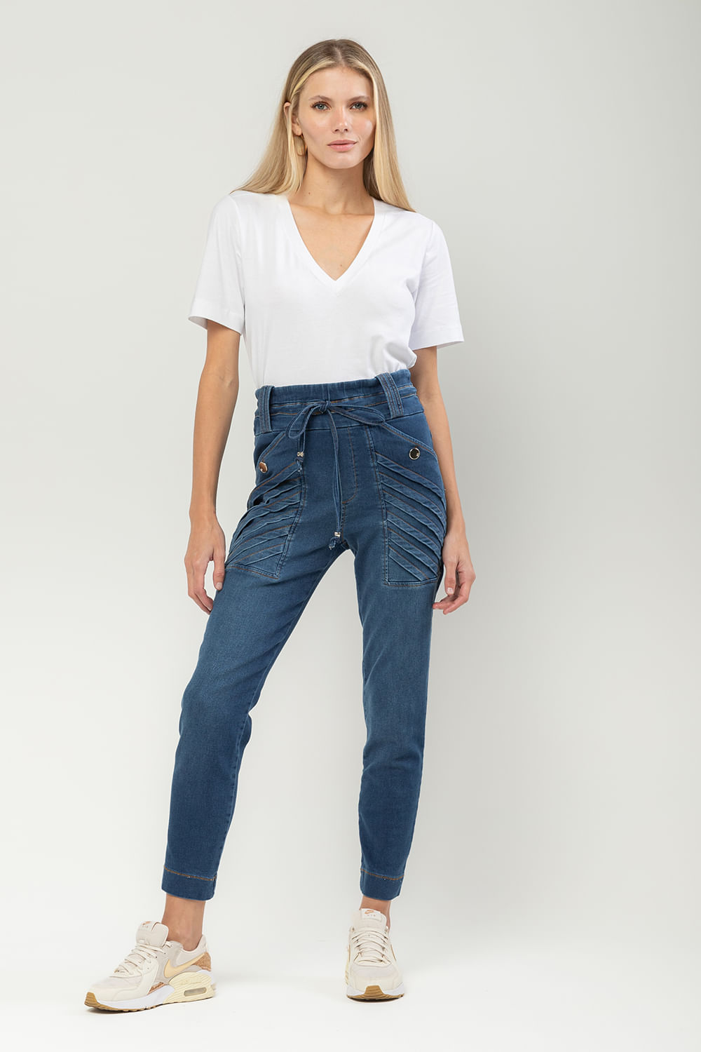 Hidrogênio - JUCÉLIA JEANS JOGGER PANTS - 19662042